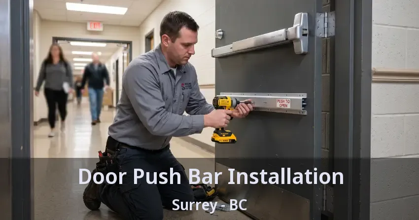 Door Push Bar Installation Surrey - BC